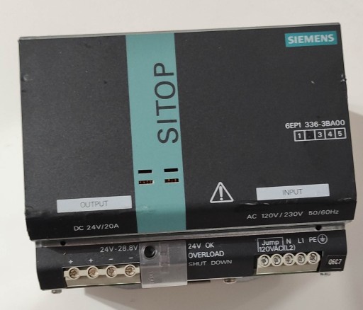 Zdjęcie oferty: Moduł Zasilający Siemens Zasilacz 6EP1 436-3BA00