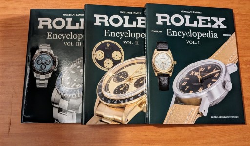Zdjęcie oferty: Rolex encyklopedia 3 tomy NOWE