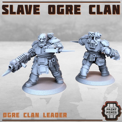 Zdjęcie oferty: Slave Ogre Clan Leader  - Print Minis