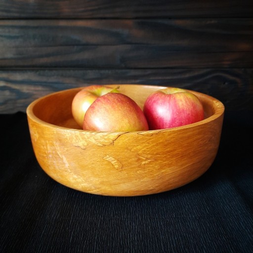 Zdjęcie oferty: Drewniana miska na owoce - Miska dekoracyjna 
