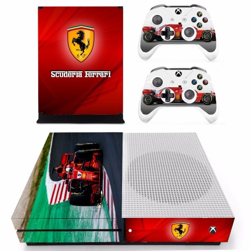 Zdjęcie oferty: Naklejka Xbox One S Winylowa Formuła 1 Ferrari F1