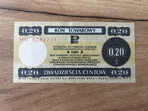 Zdjęcie oferty: 20 centów – 1979 r. - ser.HN – stan 1/1- 