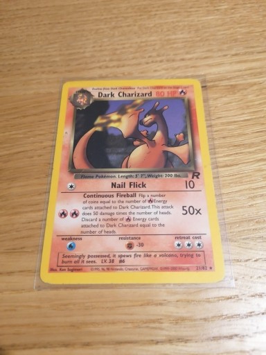 Zdjęcie oferty: POKEMON Dark Charizard R 21/82