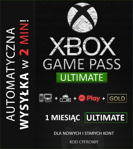 Zdjęcie oferty: XBOX GAME PASS ULTIMATE 30 DNI STARE I NOWE KONTA