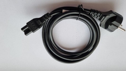 Zdjęcie oferty: "koniczynka" Kabel zasilający - 3 pinowy 