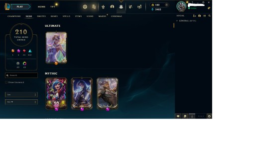 Zdjęcie oferty: Konto League of Legends 210 skinów EUW