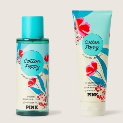 Zdjęcie oferty: Zestaw Victoria’s Secret PINK Cotton Poppy