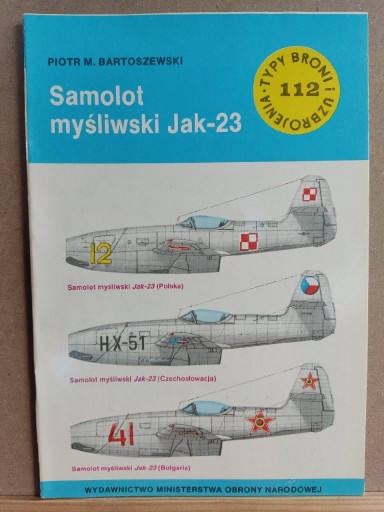 Zdjęcie oferty: TBiU nr 112 - Samolot myśliwski Jak -23