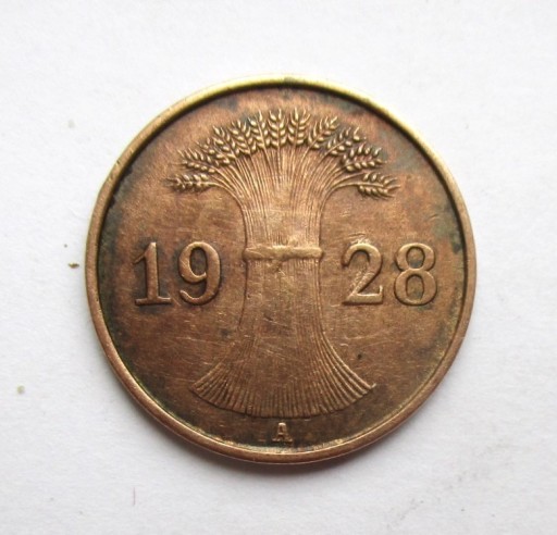Zdjęcie oferty: 1 Pfennig 1928 r. A.  Niemcy