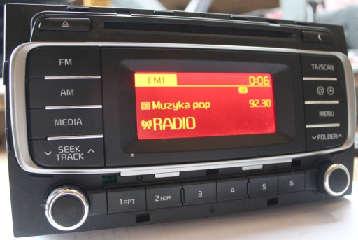 Zdjęcie oferty: RADIO KIA RIO  USB AUX  CDMP3 SPRAWNE ODBLOKOWANE
