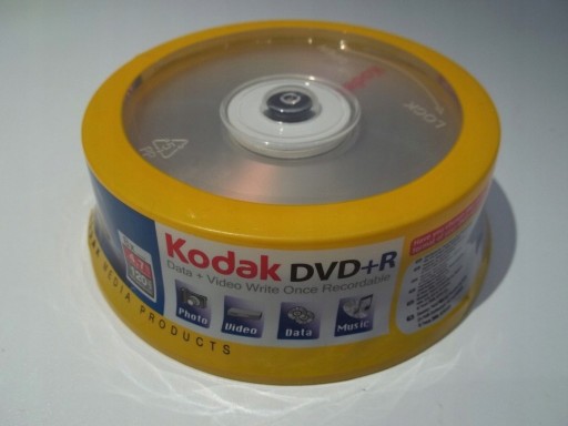 Zdjęcie oferty: Płyty płyta Kodak DVD+R 8x -- 25szt