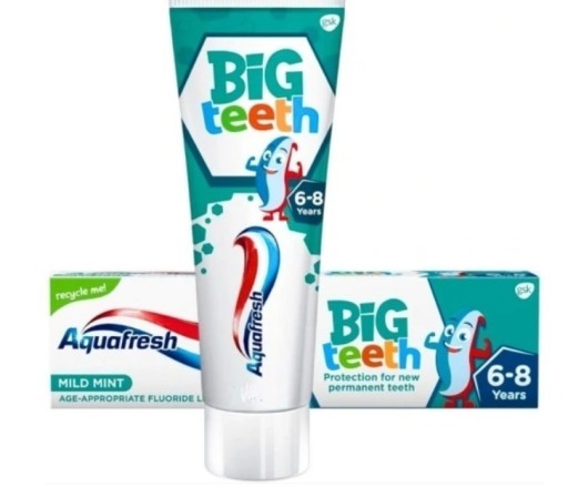 Zdjęcie oferty: AQUAFRESH BIG TEETH pasta dla dzieci 6-8 lat 75 ml