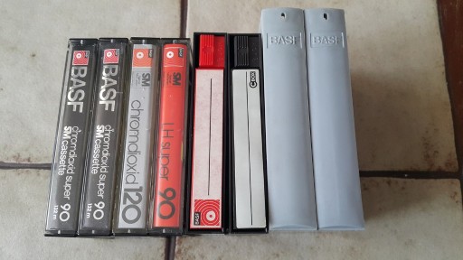 Zdjęcie oferty: Kasety magnetofonowe Basf Library Cases  C-Box zestaw 8szt lata 70te