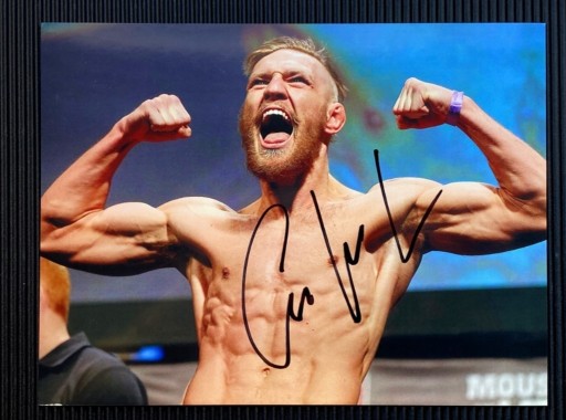 Zdjęcie oferty: Autografy_pl Conor McGregor 21x15 cm autograf os.