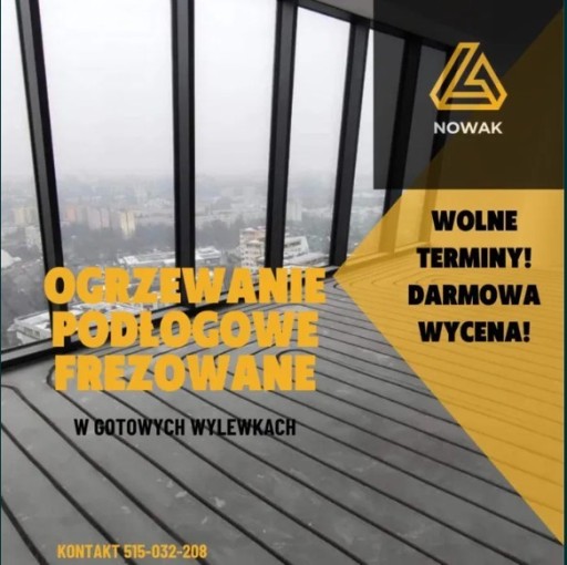 Zdjęcie oferty: Frezowanie pod ogrzewanie podłogowe