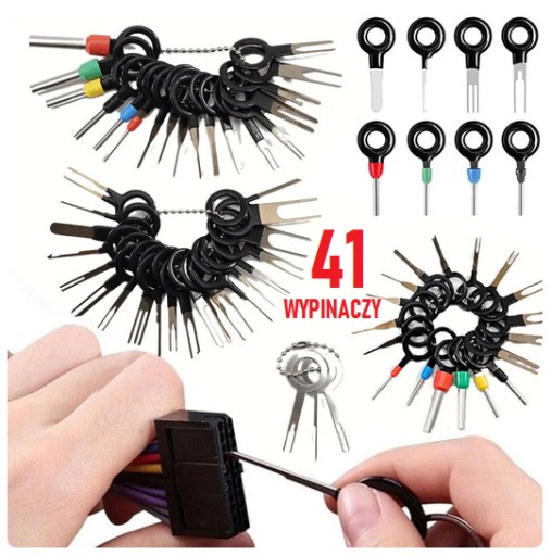 Zdjęcie oferty: Wypinaczki pinów konektorów Multitool 41szt.