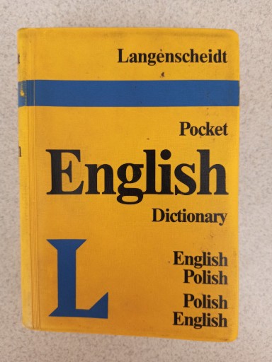 Zdjęcie oferty: Słownik kieszonkowy POL-ENG/ENG-POL Langenscheidt