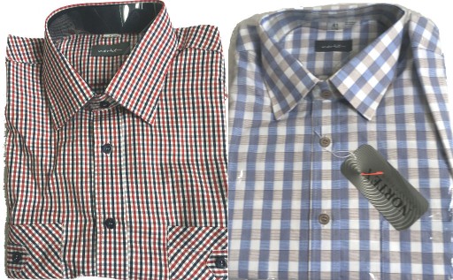 Zdjęcie oferty: koszula męska w kratkę, kr. rękaw Polski produkt