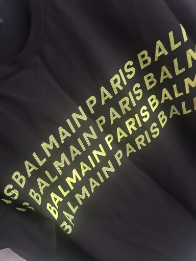 Zdjęcie oferty: T-shirt Balmain napis L XL monogram Dior chanel LV