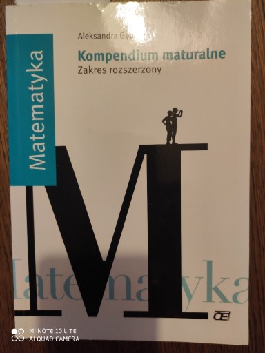 Zdjęcie oferty: MATEMATYKA Kompendium maturalne - A. Gębura, OE