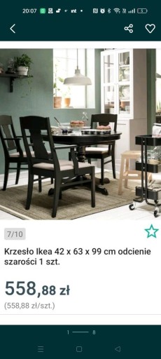 Zdjęcie oferty: Zestaw czarny stół plus 4 krzesła 