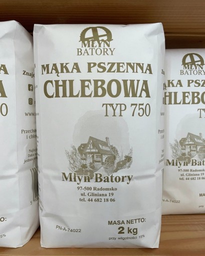 Zdjęcie oferty: Mąka PSZENNA typ 750 CHLEBOWA