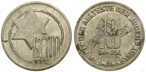 Zdjęcie oferty: Getto Łódź (1941-1943), 10 marek