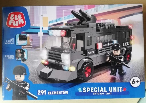 Zdjęcie oferty: Pojazd SWAT Klocki kompatybilne z Lego 291elemetów