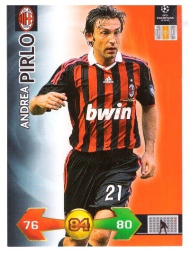 Zdjęcie oferty: PANINI CHAMPIONS LEAGUE 09/10 PIRLO AC MILAN