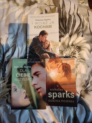 Zdjęcie oferty: Zestaw 3 książek Sparks: i wciąż ją kocham dla  