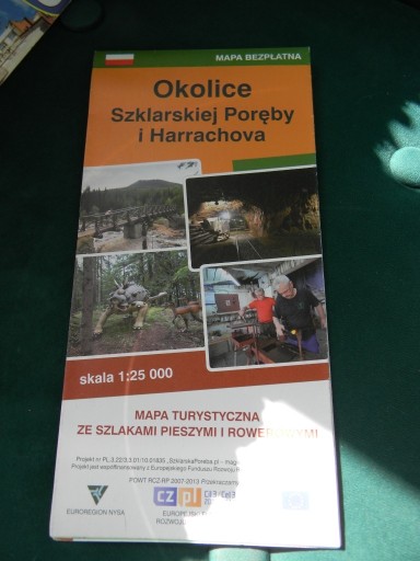 Zdjęcie oferty: Szklarska Poręba i Harrachov mapa turystyczna