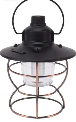 Zdjęcie oferty: Lampa wisząca LED camping retro 