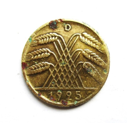 Zdjęcie oferty: 10 Fenigów 1925 r.  D.  Niemcy