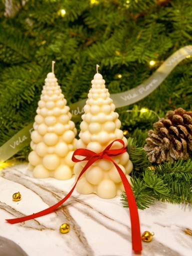 Zdjęcie oferty: Świeczka choinka Bubble święta dla firm Boże narodzenie prezent