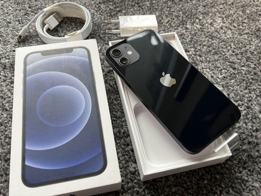 Zdjęcie oferty: iPhone 12 64GB SPACE GREY Szary Czarny Bateria 100