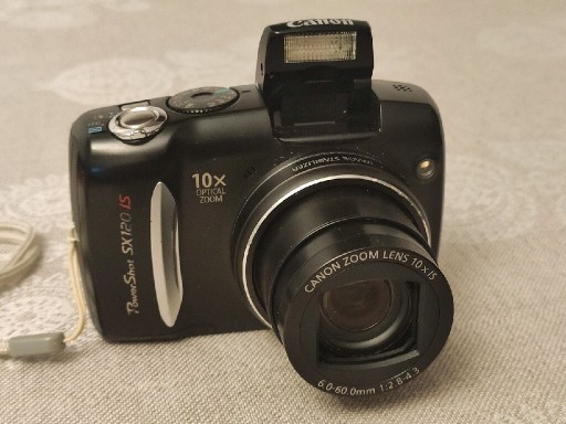 Zdjęcie oferty: Canon SX120 IS Power Shot aparat cyfrowy 2xAA 10M