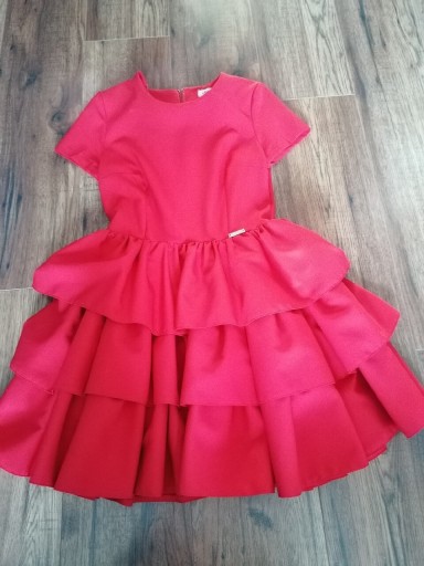 Zdjęcie oferty: Sukienka falbany czerwona