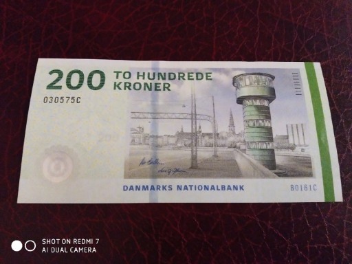 Zdjęcie oferty: Dania 200 kroner 2008 UNC