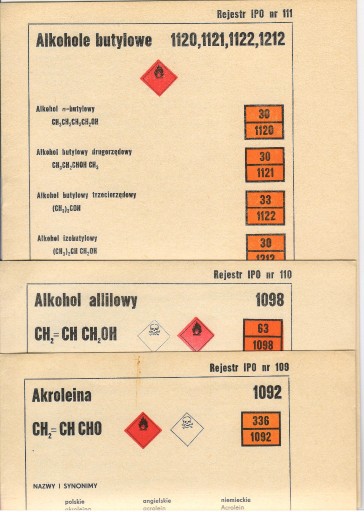 Zdjęcie oferty: NIEBEZPIECZNE MATERIAŁY CHEMICZNE CHARAKTERYSTYKA