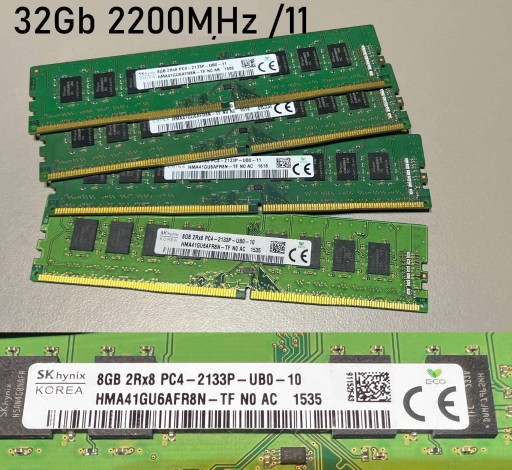 Zdjęcie oferty: SK Hynix oryginalne  DDR4 32Gb 2200MHz c11 Oryginalne