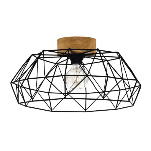 Zdjęcie oferty: Eglo PADSTOW lampa sufitowa, E27 z funkcją ściemniania czarna Plafon