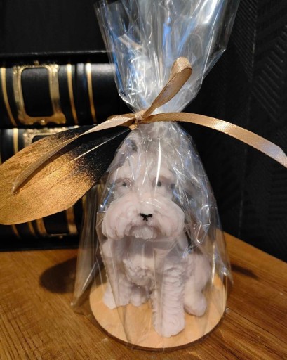 Zdjęcie oferty: Laurel-świeca sojowa pies sznaucer 