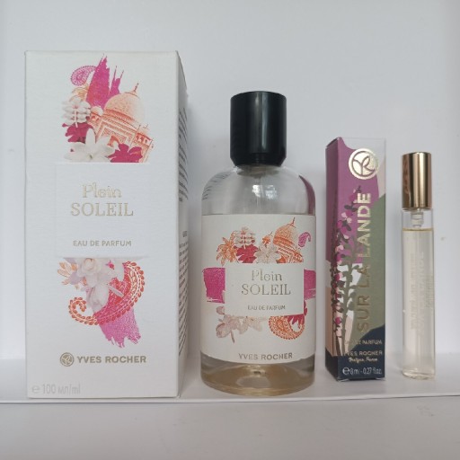Zdjęcie oferty: Yves Rocher Plein Soleil EDP 100ml używana + Sur La Lande EDP 10 ml Nowa!!