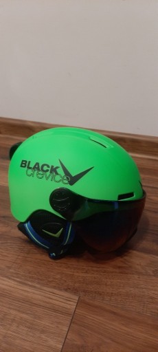 Zdjęcie oferty: Kask narciarski snowboard Black Crevice, okulary, 