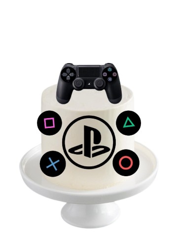 Zdjęcie oferty: Opłatek wydruk waflowy pad konsola do gier na tort