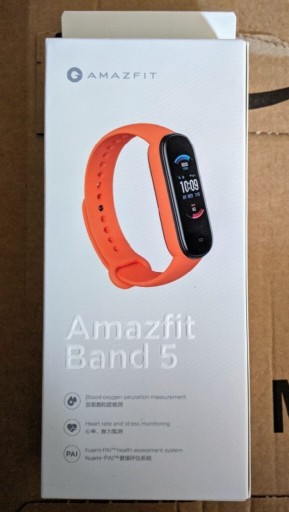 Zdjęcie oferty: Smartband Amazfit Band 5 nowy, gwarancja, SpO2,