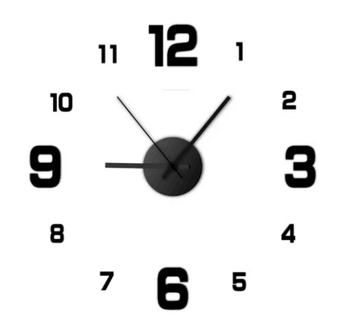 Zdjęcie oferty: Zegar naklejany na ścianę