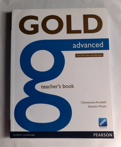 Zdjęcie oferty: Pearson Gold Advanced C1 teacher book