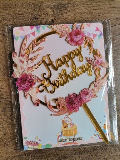 Zdjęcie oferty: Topper Happy Birthday 