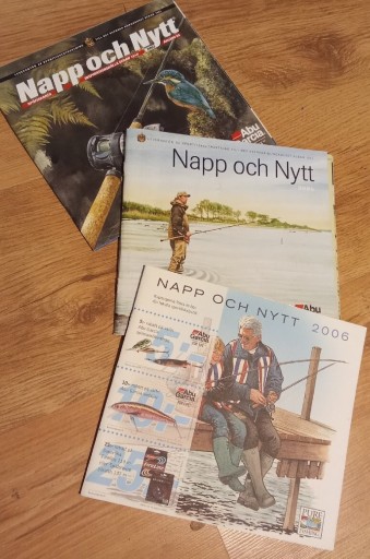Zdjęcie oferty: Napp och Nytt 2003 2004 2006 katalogi Abu Garcia 